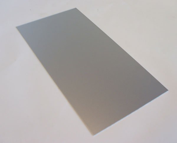 Alublech  glatt,  eloxiert, 300x150cm, 2mm stark