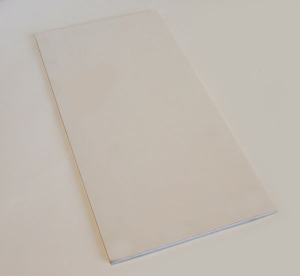 Wei�e Innenverkleidungsplatte, feuchtebest., 250x125cm,6mm stark