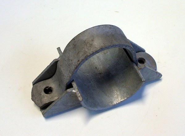 Auflagebock f�r 90mm Zugrohr, rund