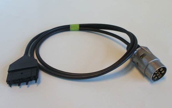 Hauptanschlu�kabel 2m mit 7pol. Stecker+2x6poliger Buchse