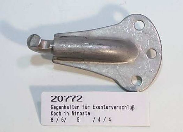 Gegenhalter Edelstahl f�r Exzenterspannverschluss mittel
