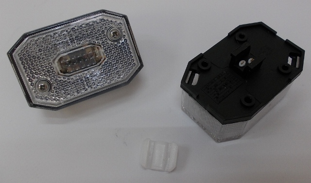 Flexipoint  weiss mit direktem DC-Anschlu� am Geh�use, h�ufig bei Anssems u. Hulco verwendet