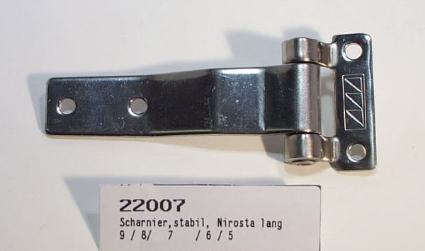 Edelstahlscharnier lang