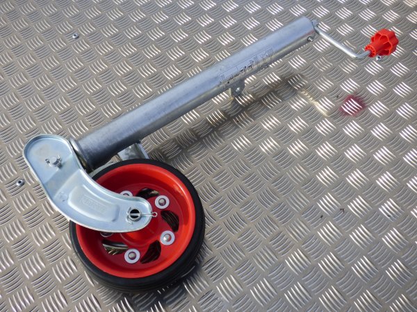 Automatik-Stützrad 60mm vierkannt 2Loch-Flansch für PKW Anhänger online  kaufen im Shop.
