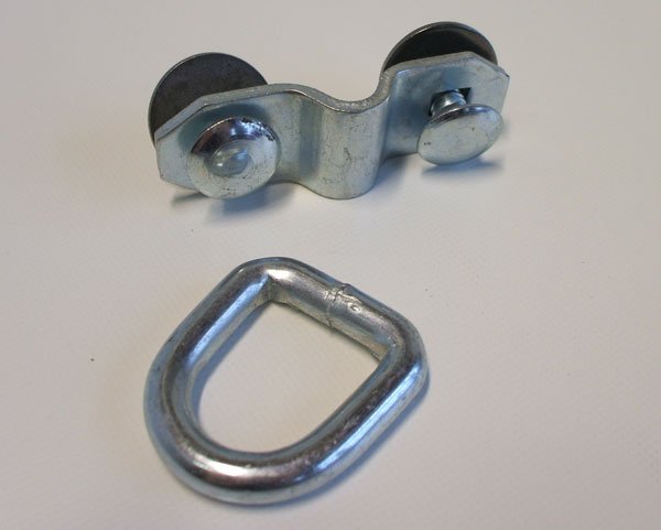 Moollyfox 6 Stück Zurrösen mit Schrauben und Halterung - D Ring