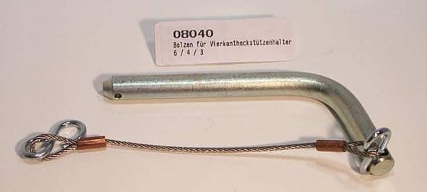Steckbolzen f�r Vierkantheckst�tze