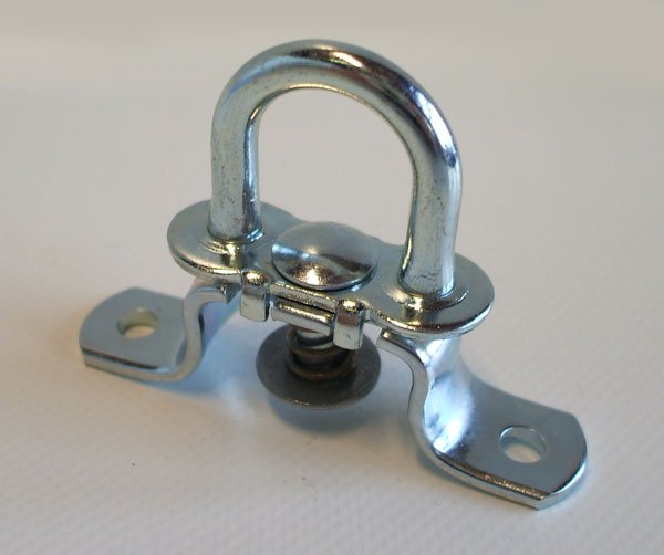 Drehverschlu , Drehwirbel verzinkt fr Ovalse 42x22mm