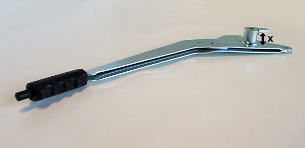 Handbremshebel f�r Peitz PAV/SR x=47mm