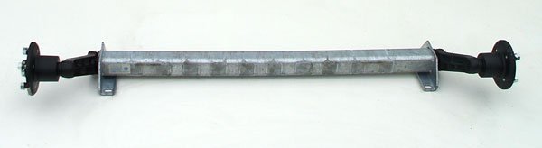 Achse ungebremst, Laufachse Nieper, 750kg, 160cm Auflage, 4Loch