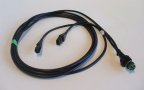 Anschlu�kabel 360cm lang, rechts  Bajonett/6Polstecker+DC
