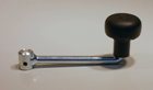 Kurbel 140mm lang f�r St�tzrad mit 17mm Welle, Ersatzkurbel, Handkurbel
