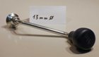 Kurbel 150mm lang fr Sttzrad mit  Welle Oval 19x15mm, Ersatzkurbel, Handkurbel