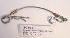 Edelstahlsicherungsseil mit Federstecker