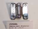 Edelstahlscharnier kurz
