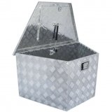 Sehr groe Aluriffel Stau-Box, konisch, BxTxH 85/40x48x46cm, Werkzeugkiste Deichselbox KEIN VERSAND mglich