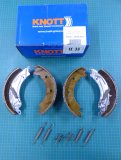 Knott Premium Bremsbackensatz fr Radbremse Knott 203x40mm, Typ 2032-1647, Komplett Set inkl. Federn  fr eine Achse