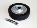 Ersatzrad f�r St�tzrad 180x50 orig. Bradley mit Achse