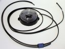 ASPCK Innenleuchte INPOINT, rund, mit 3,5m DC-Kabel, mit Schalter, ⌀120mm