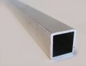 Aluquadratrohr mit Radius 25x25mm, Meterware